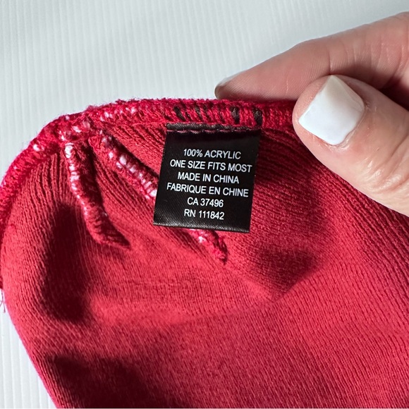 NHL Winter Beanie‎ Skull Hat Knitted Double Layer  Striped Like New - Picture 3 of 5